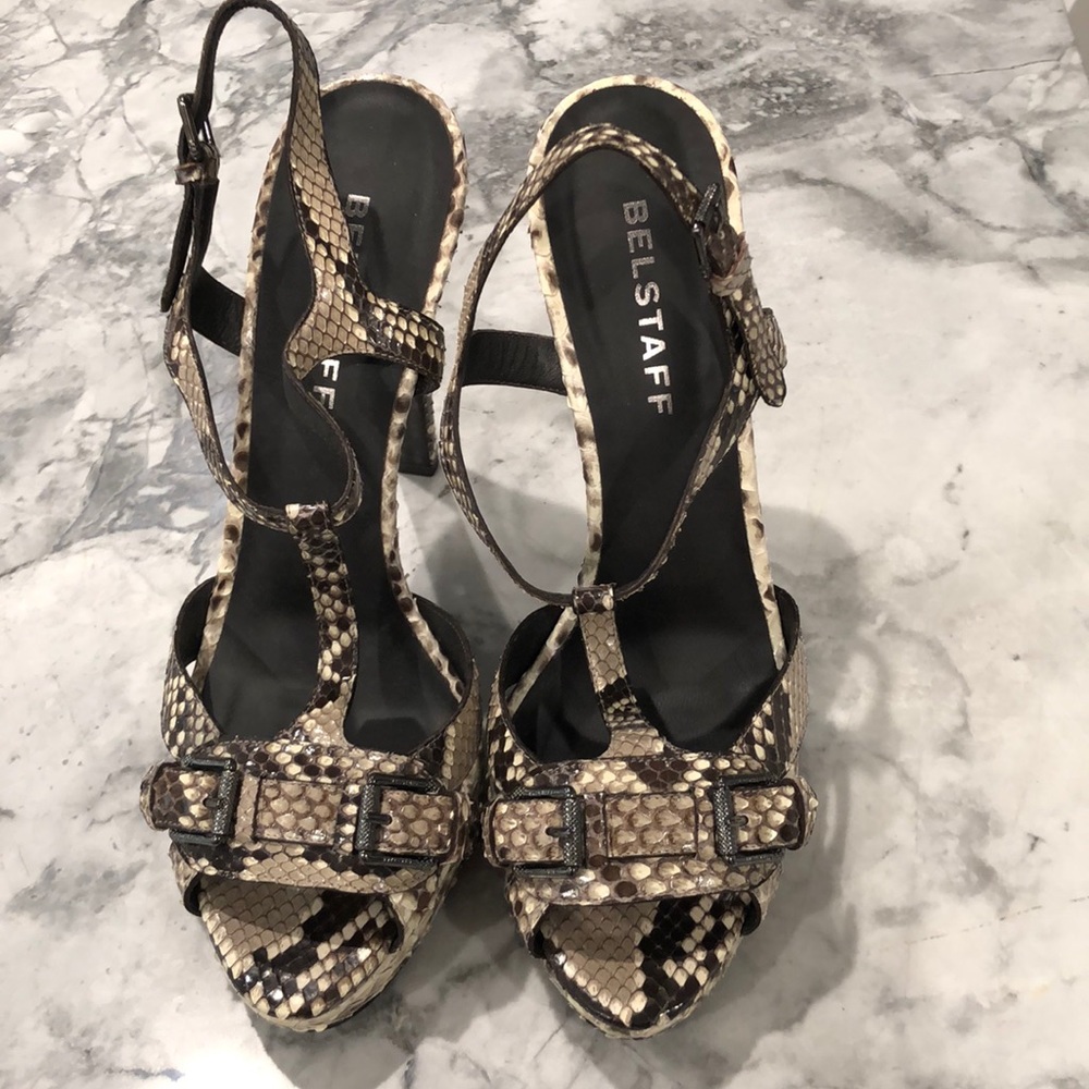 Belstaff Python Platform Sandal - image 5